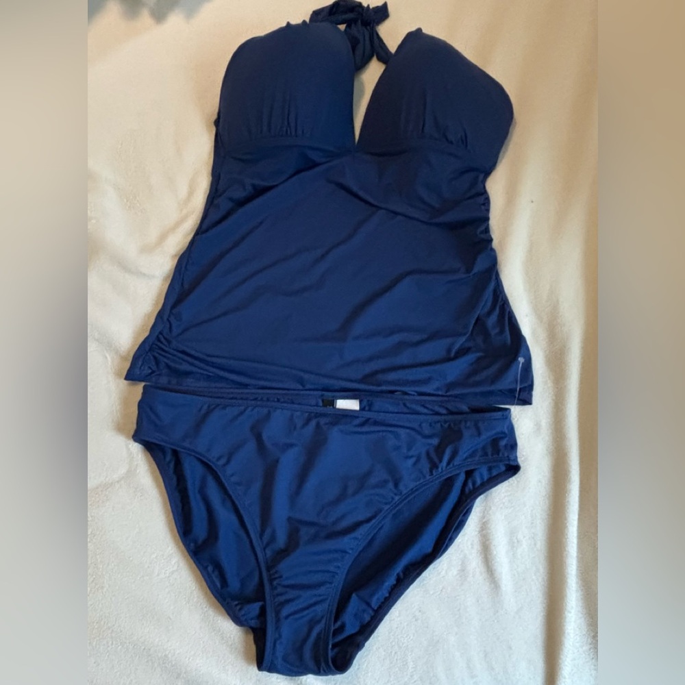 Ralph Lauren 2pc  tankini swim suit size 14